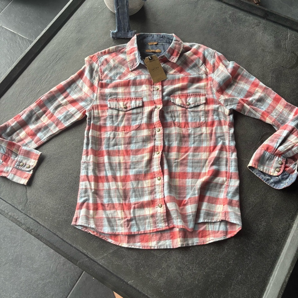 Jachs Girlfriend Plaid Button-Up Shirt – NWT – Size Small